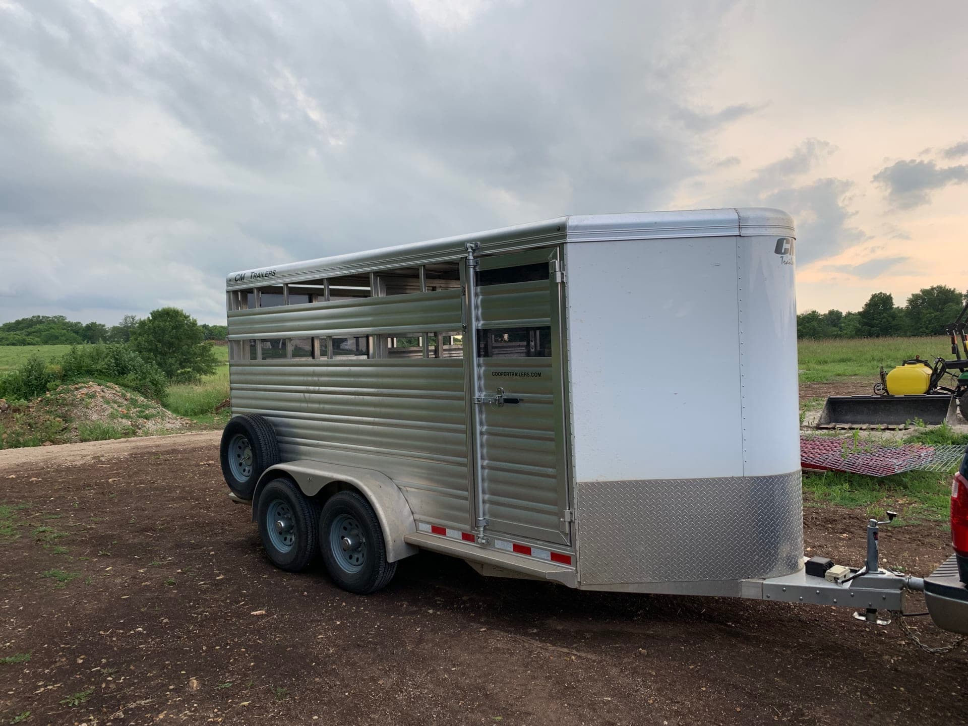 14ft Aluminum Stock Trailer